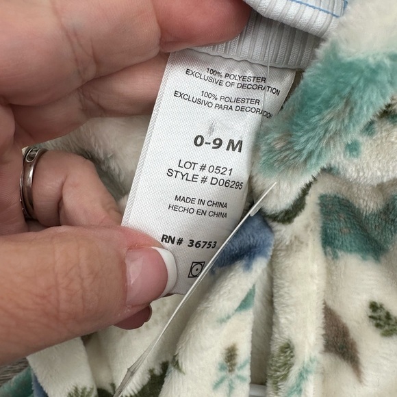 BABY BOY Cuddle Time Blanket and Duck Duck Robe 0-9 MTHS - Picture 7 of 15